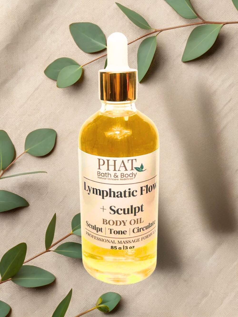 Phat Bath & Body Lymphatic Flow + Sculpt Body Oil